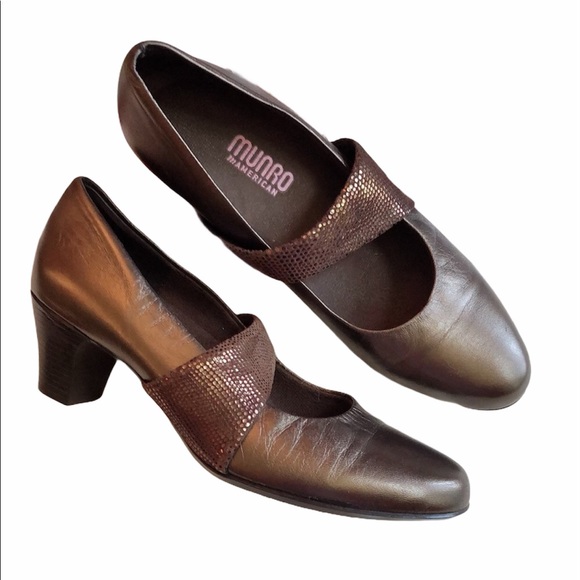 Escarpins Femme Munro American Taille 8.5 US - Noir - Talons Antichoc - Neuf Sans Boîte